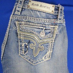 Rock Revival Designed For Buckle Kai Capri Sz 26